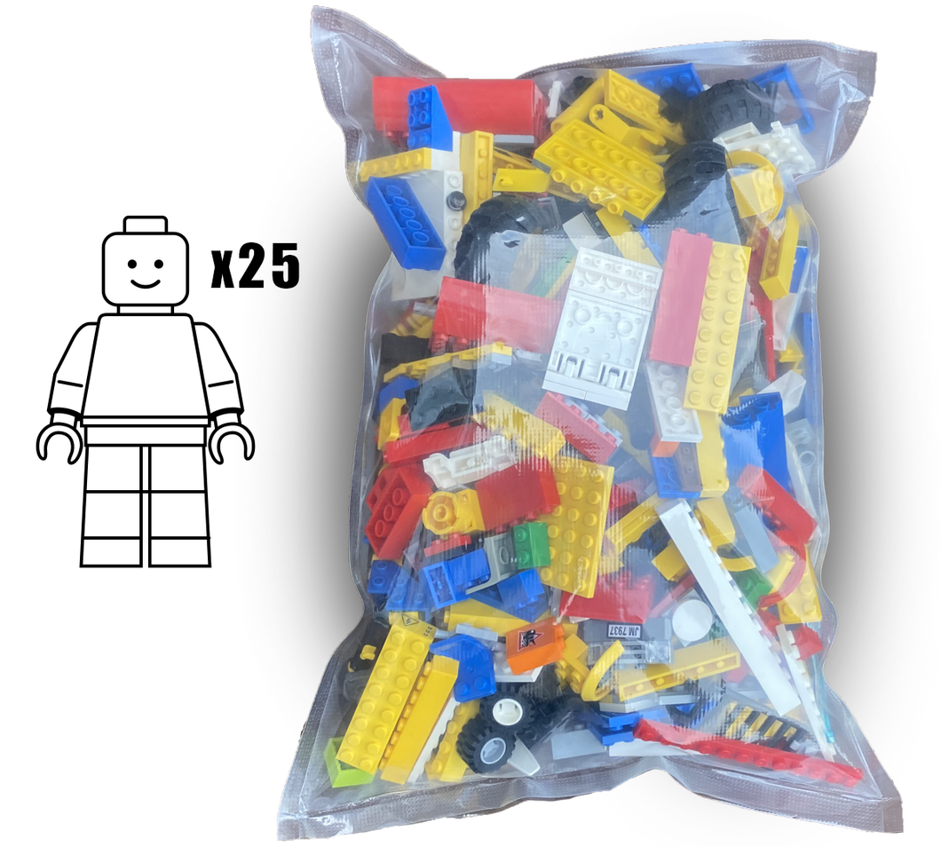 MIXED LEGO® BRICKS AND PIECES: SOLD BY THE POUND