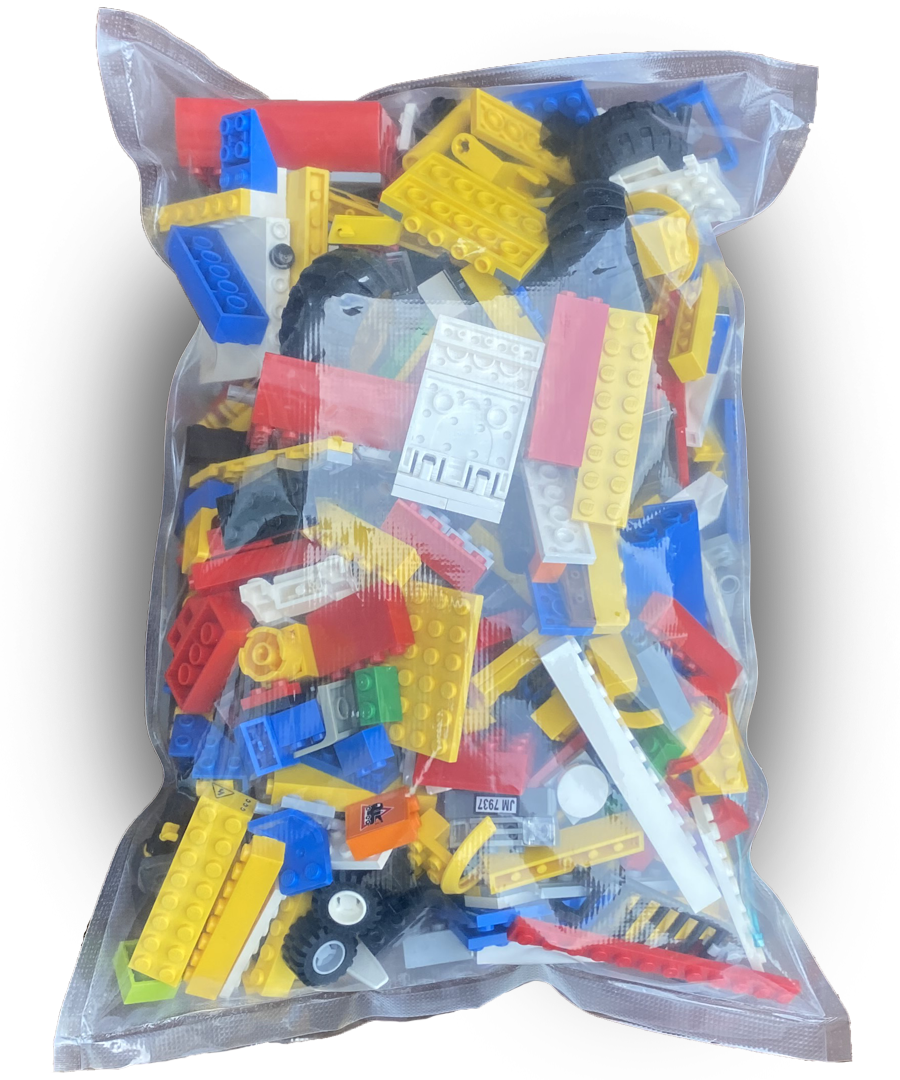 MIXED LEGO® BRICKS AND PIECES: SOLD BY THE POUND